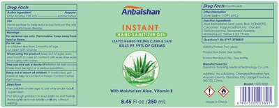 Package Label (Label 75 Instant Hand Sanitizer Gel 250ml Final)